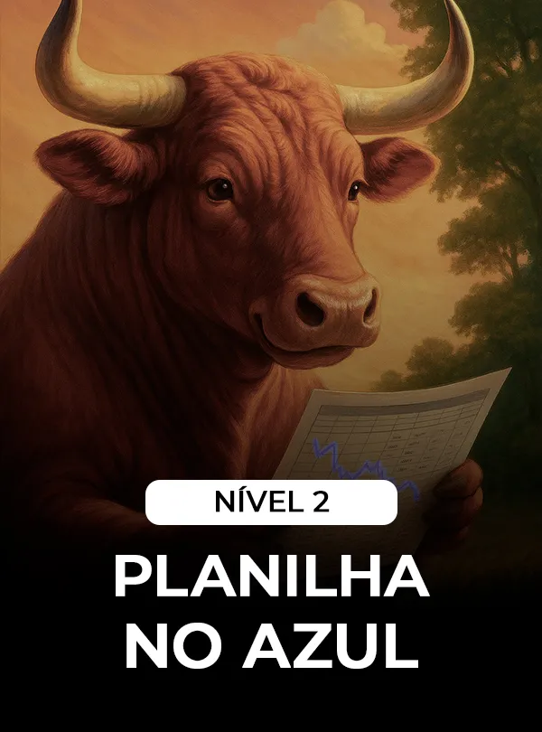 planilha no azul